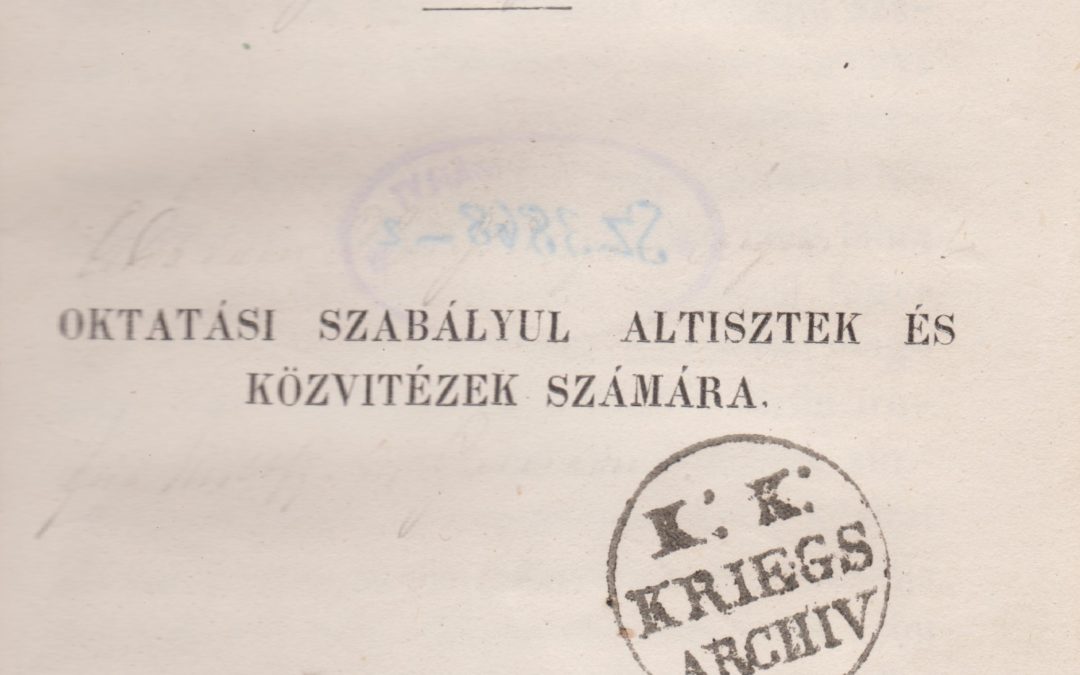 Huszárok könyvecskéje, 1849