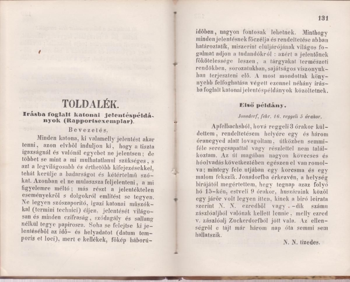 68 jelentéspéldányok